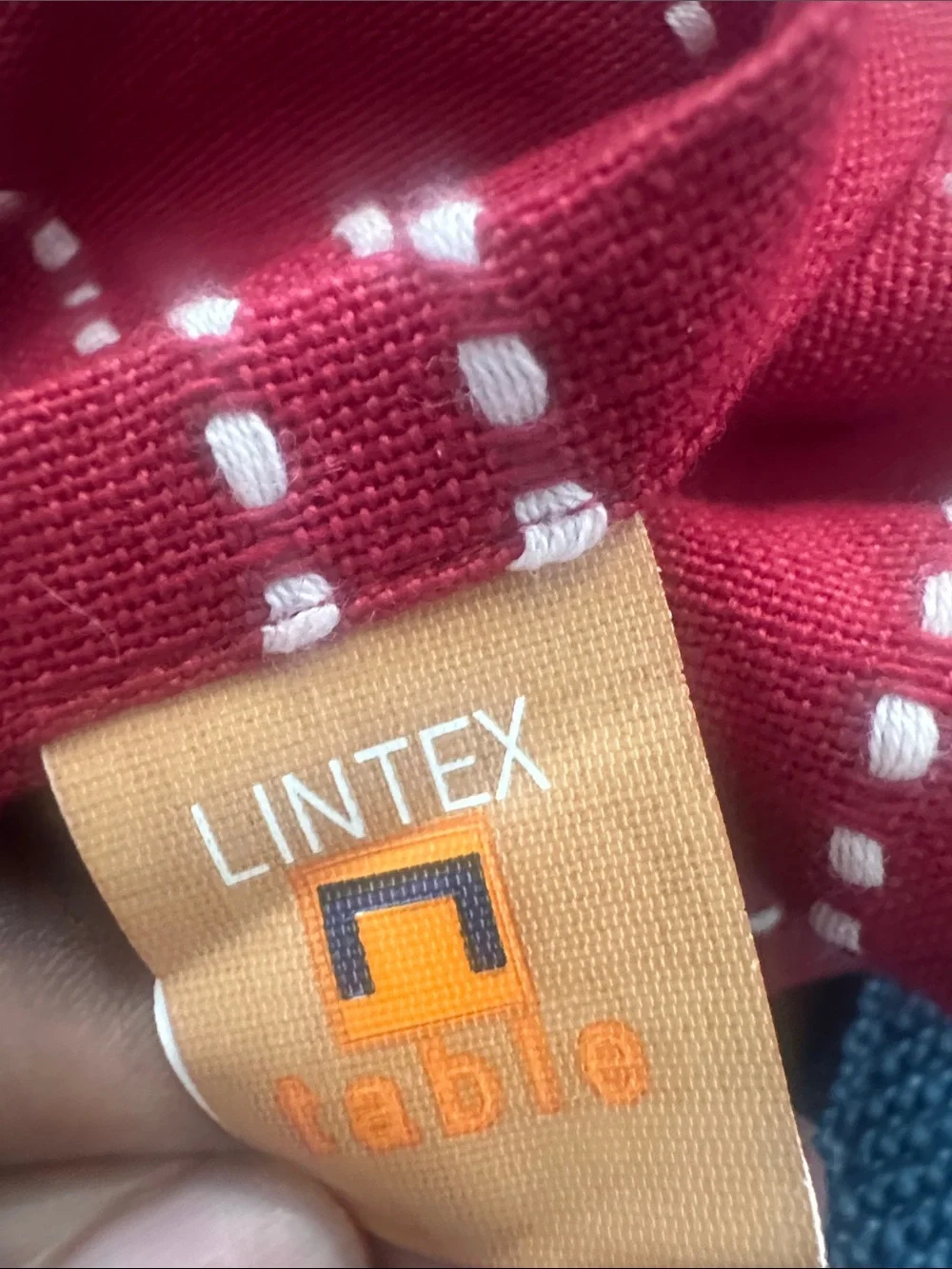 Lintex Red & White Striped Rectangular Table Runner